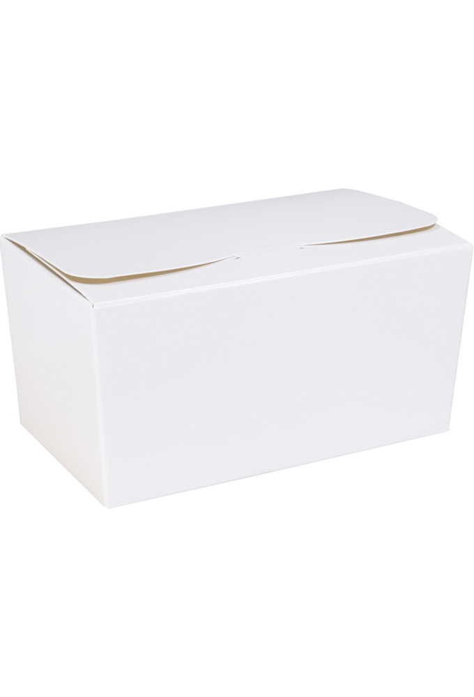 Bonbondoosjes Tumby Wit 750gr 13.2x7.6x7cm 25st OP IS OP