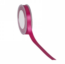 Satijn Dubbel Lint 15mm x 25 meter Fuchsia OP IS OP