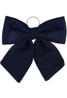 Decoratie Strik Lindos Blauw Glitter 34x36cm 1stuks