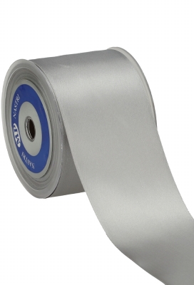 Satijn Lint Zilver Extra Breed 70mm x 25 meter