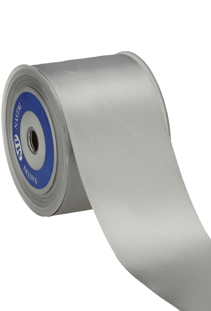 Satijn Lint Zilver Extra Breed 70mm x 25 meter