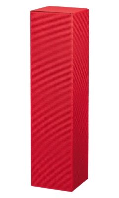 Wijndoos Modern Rood 35.5x9x9cm 1fles Staand 50stuks
