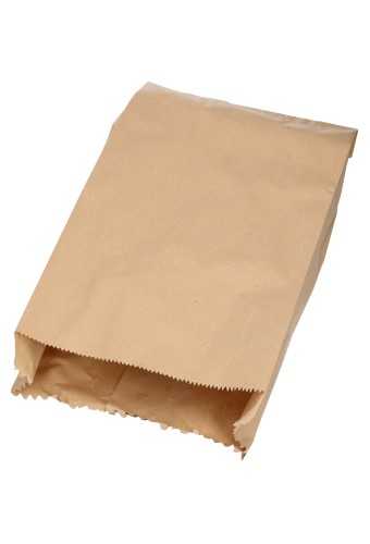 Kadozakjes Zijvouw Kraft 24x42+6cm 70grams 100stuks 