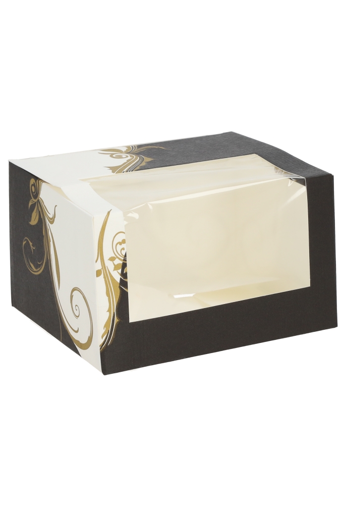 Gebaksdoos Diana Met Klep & Venster 11x13x8cm 275gram 50stuks