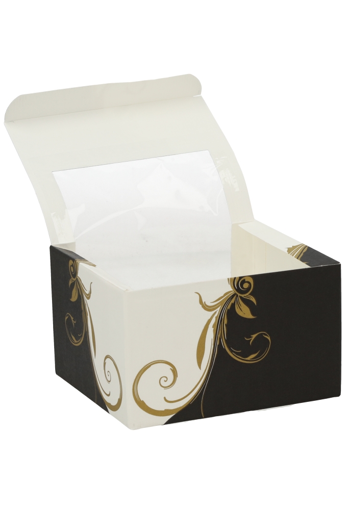 Gebaksdoos Diana Met Klep & Venster 11x13x8cm 275gram 50stuks