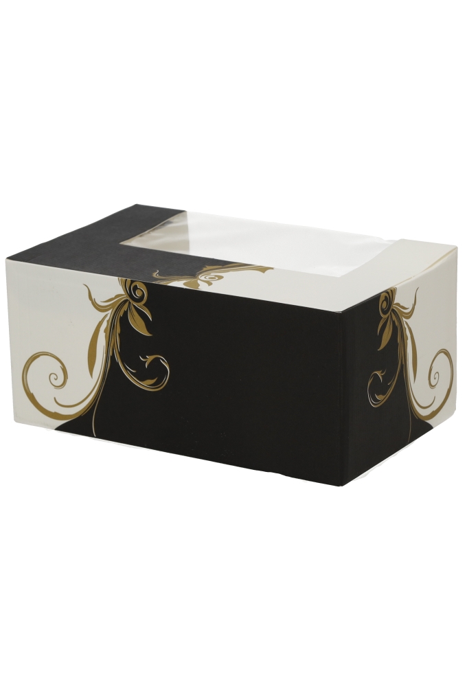 Gebaksdoos Diana Met Klep & Venster 18x11x8cm 275gram 50stuks