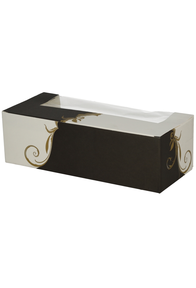 Gebaksdoos Diana Met Klep & Venster 26x11x8cm 275gram 50stuks