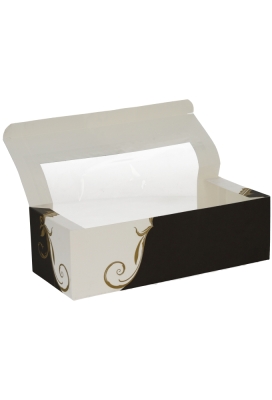 Gebaksdoos Diana Met Klep & Venster 26x11x8cm 275gram 50stuks