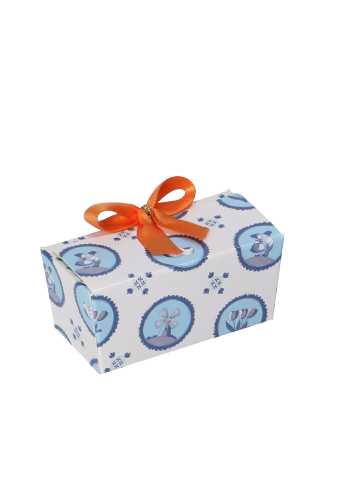 Bonbondoosjes Delfts Blauw Tegeltje Bella 2 Bonbons 6.7x3.4x3.3cm 25st