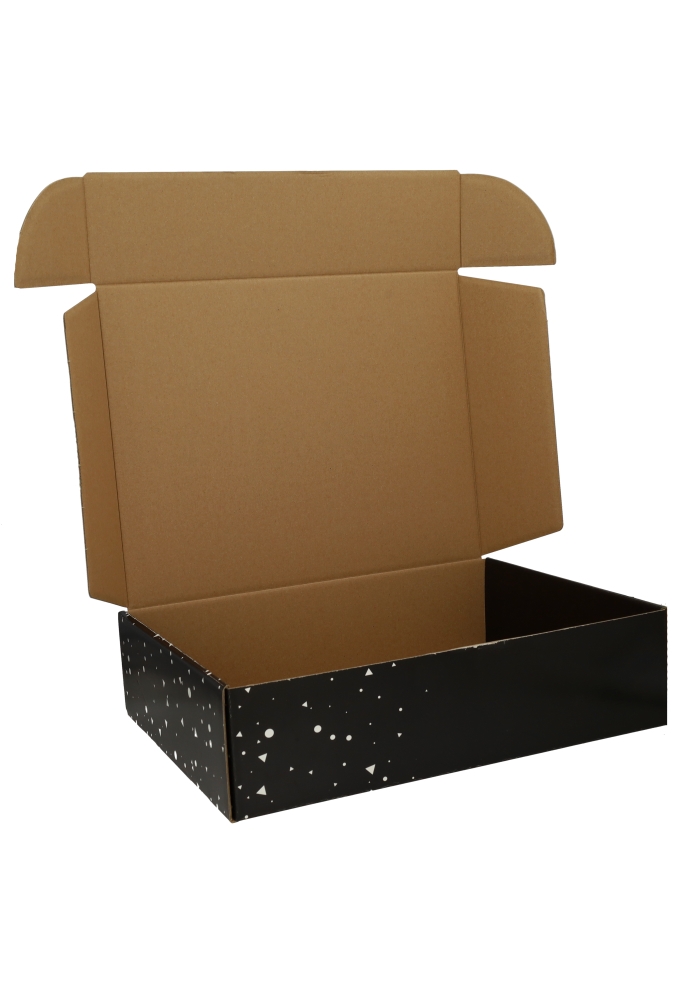 Geschenkdozen Happness Klepdoos Black 46x36x11.5cm 14st