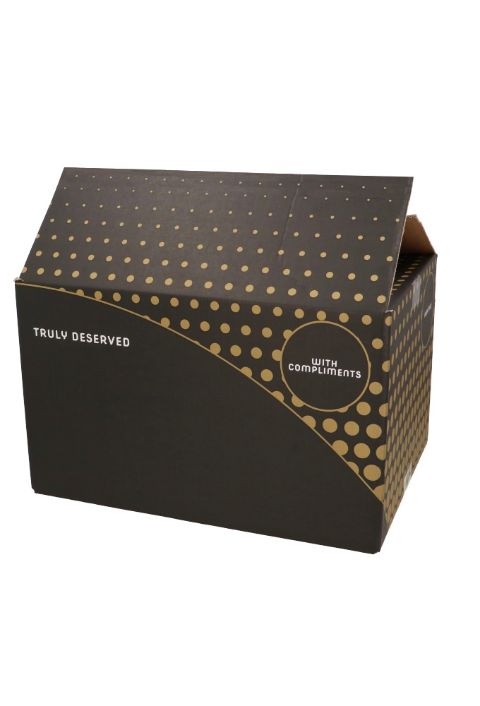 AKTIE Geschenkdozen With Compliments 39x29x23.2cm 15stuks