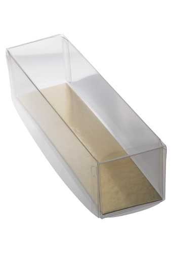 Transparant Cadeaudoosjes & Gouden Bodem 17.5x4.5x4.5cm 100stuks