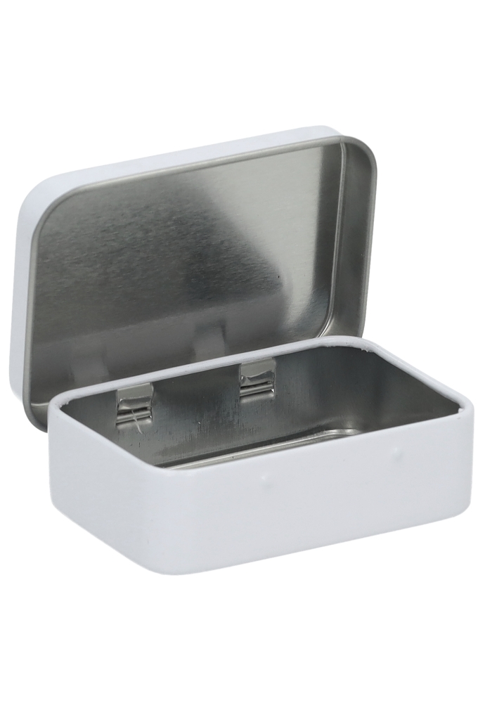 Blikken Blanco Wit Rechthoekig 6x4x1.8cm 1stuks