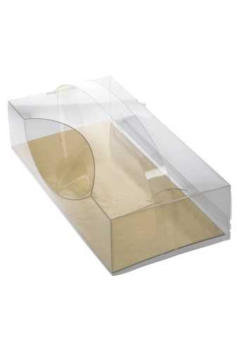 Transparant Cadeaudoosjes & Gouden Bodem 17.3x8.2x4cm 100stuks