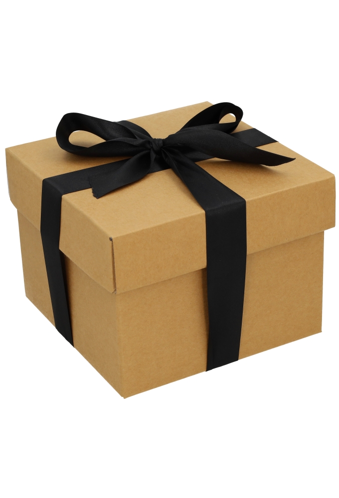 Luxe Geschenkdoos Torino Kraft FSC® 25x25x20cm 20stuks
