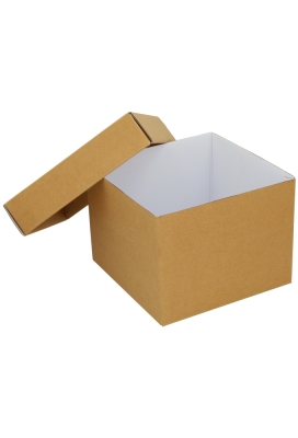 Luxe Geschenkdoos Torino Kraft FSC® 25x25x20cm 20stuks