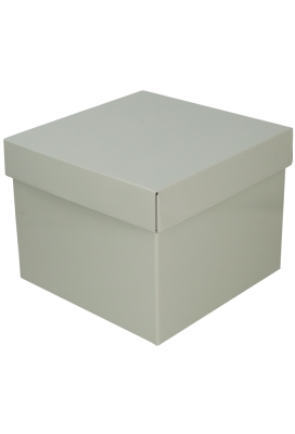 AKTIE Luxe Geschenkdoos Torino Grijs Glossy FSC® 25x25x20cm 20stuks