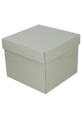 AKTIE Luxe Geschenkdoos Torino Grijs Glossy FSC® 25x25x20cm 20stuks