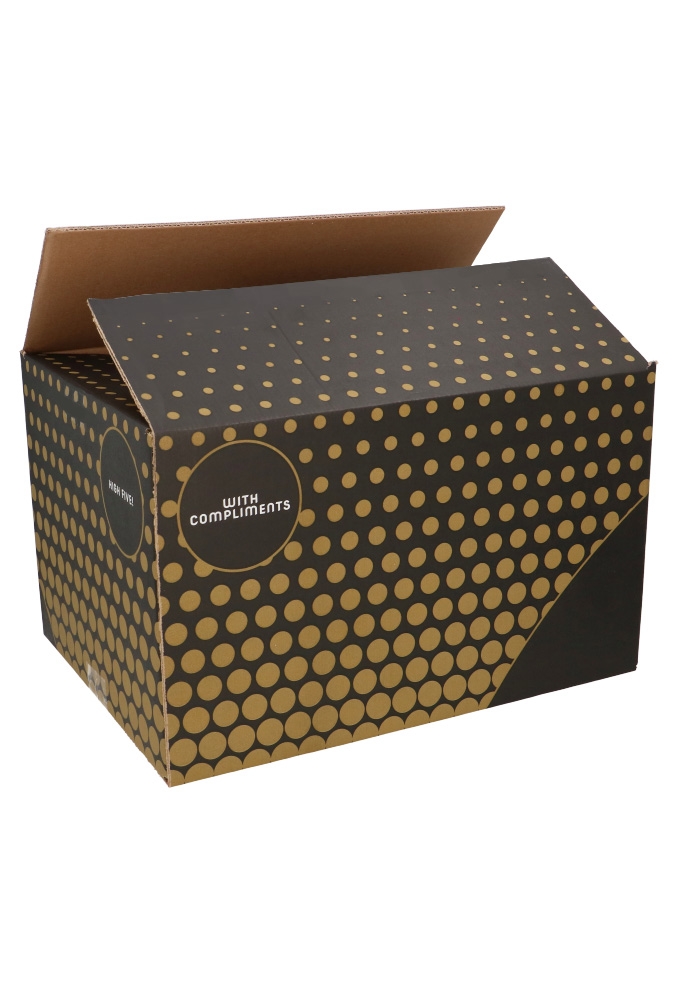 AKTIE Geschenkdozen With Compliments 39x29x23.2cm 15stuks