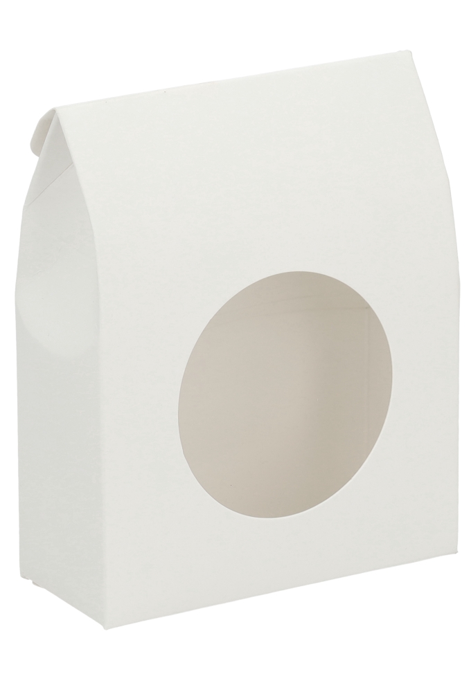 Cadeaudoosjes Kura Wit Met Rond Venster 10,5x4,4x13,3 cm 25stuks
