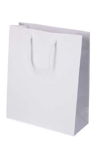 Luxe Papierentas Mat Kopenhagen Wit & Koord 26x11x32cm 10st OP IS OP