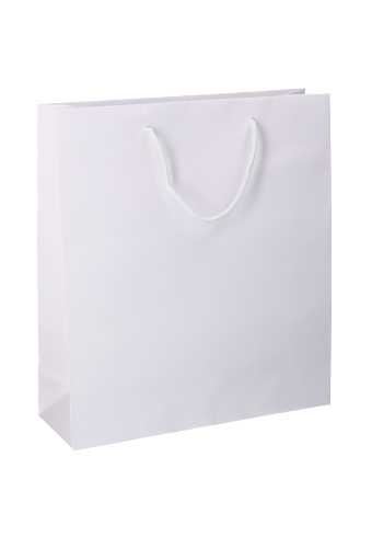 Luxe Papierentas Mat Kopenhagen Wit & Koord 36x11x40cm 10st OP IS OP