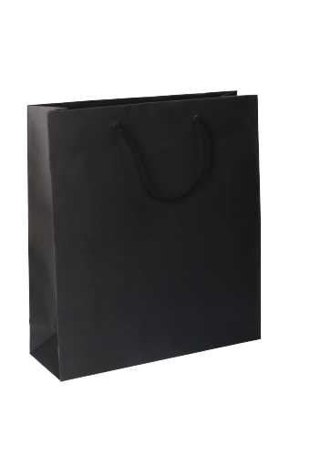 Luxe Papierentas Mat Kopenhagen Zwart & Koord 36x11x40cm 10st OP IS OP