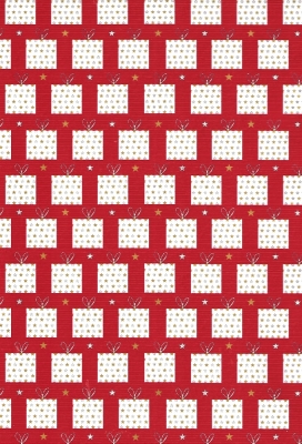 Kerstpapier Consumentenrollen Kerstmi Kado Rood 70cm x 2meter 1stuks