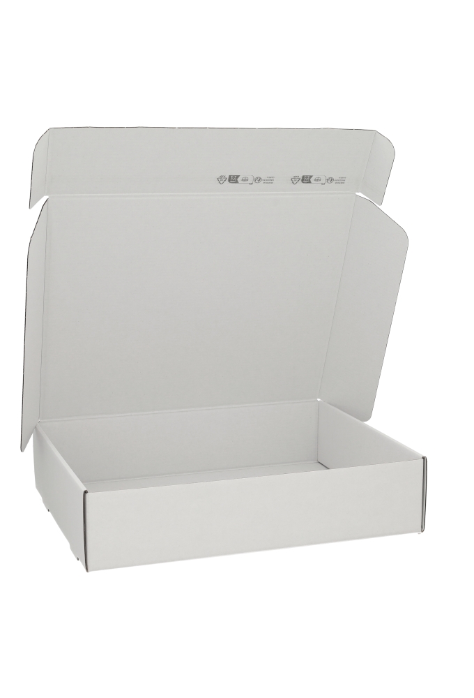 Verzenddoos Klepdoosje Budget Fast Wit Mat 40.5X32X8cm 10stuks