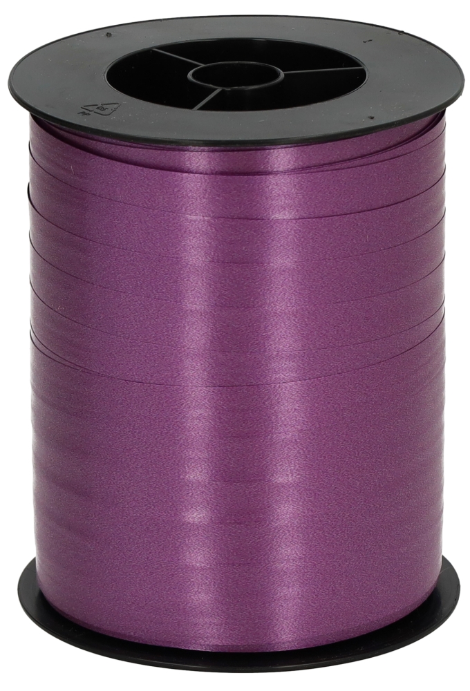 Krullint Auberginepaars 10mm x 250 meter