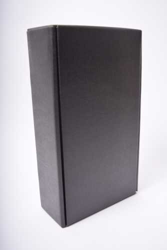 Luxe Wijndozen Ferro Zwart voor 2 fles 34x18.5x9cm 21stuks