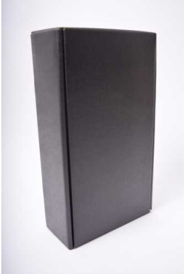 Luxe Wijndozen Ferro Zwart voor 2 fles 34x18.5x9cm 21stuks