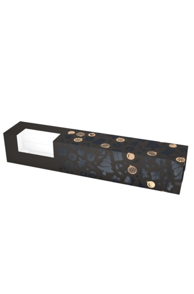 Staafkoker Xmas Met Open Venster 32x6x6cm 100stuks