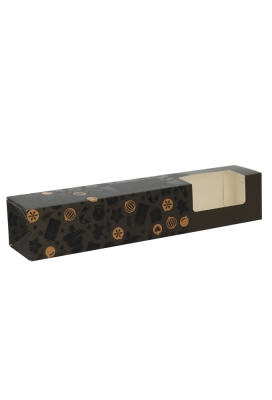 Staafkoker Xmas Met Open Venster 32x6x6cm 100stuks
