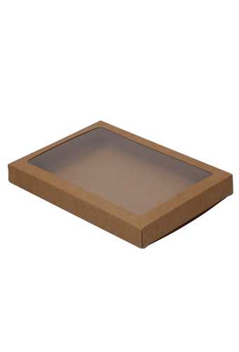 Cadeaudoosjes Jura Kraft Met Venster 13.5x1.6x18.5cm 25stuks