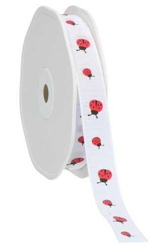 Kadolint Naturel Met Draad Wit Lieveheersbeestje 15mm x 25meter