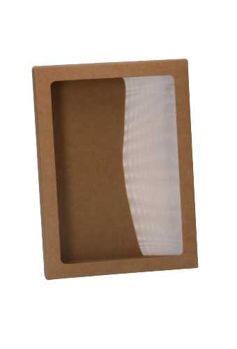 Cadeaudoosjes Jura Kraft Met Venster 13.5x1.6x18.5cm 25stuks