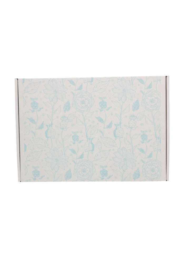 Brievenbusdoos Budget Flowers A4 31x22x2.8cm - vanaf 50 stuks