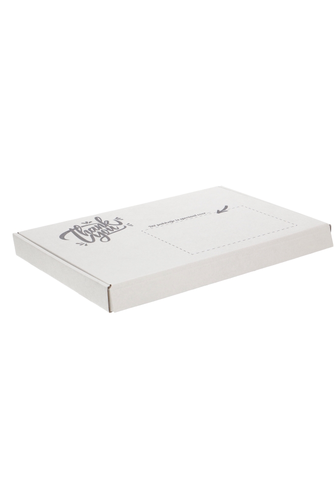Brievenbusdoos Budget Thank you A4 31x22x2.8cm - vanaf 50 stuks