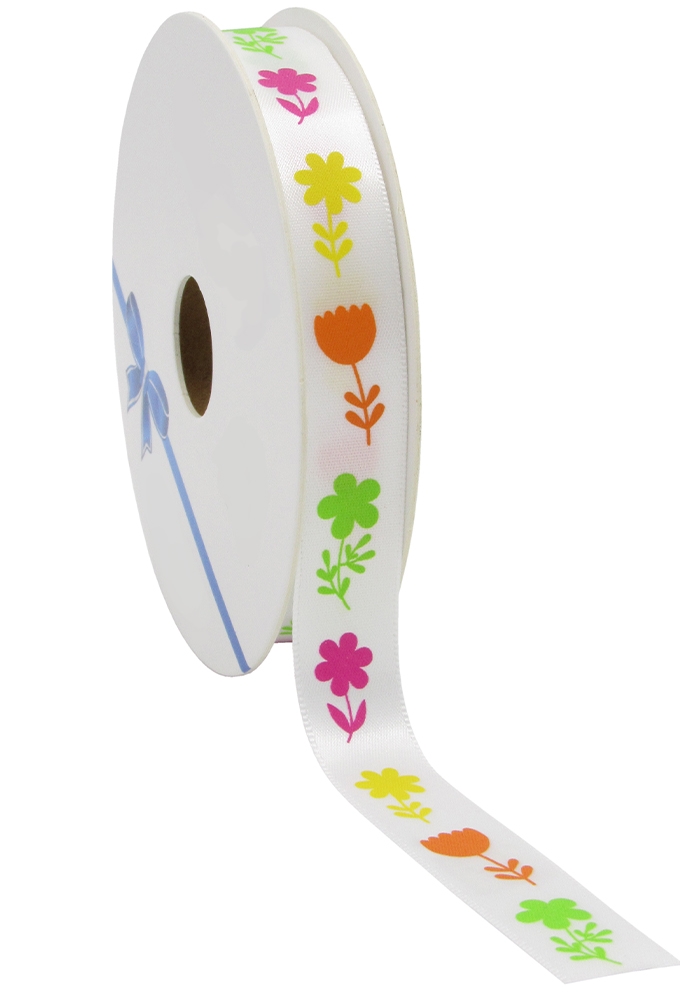 Kadolint Satijn Bloemen Colors 15mm x 20meter