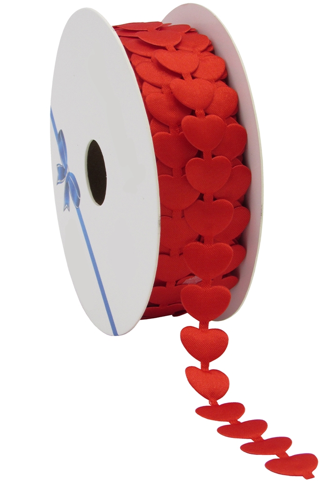 Kadolintjes Met Satijn Ketting Hartjes 15mm x 20meter