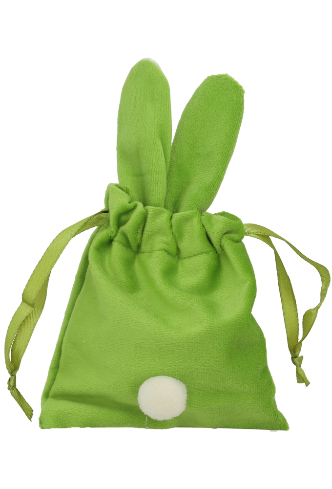 Kadozakjes Velvet Bunny Groen 11x18cm 5stuks