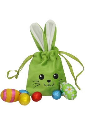 Kadozakjes Velvet Bunny Groen 11x18cm 5stuks