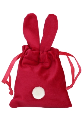 Kadozakjes Velvet Bunny Fuschia 11x18cm 5stuks