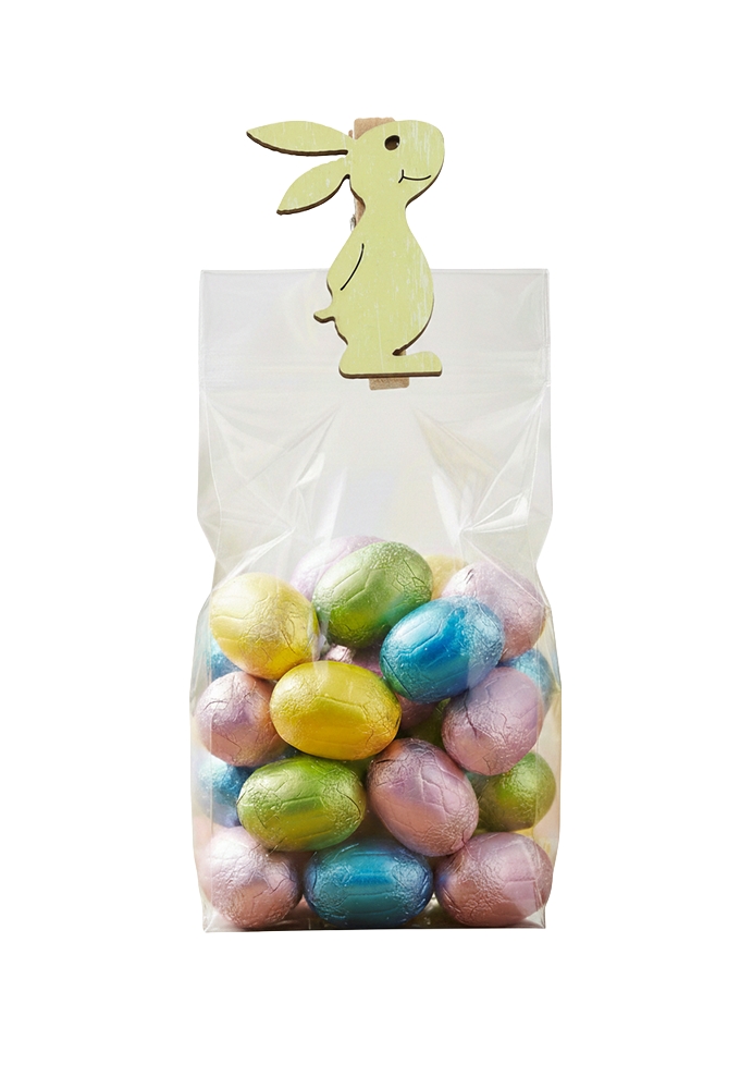 Houten Deco Knijper Haas Groen 3x3,9cm 36stuks