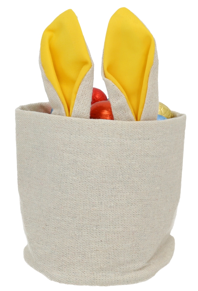 Kadozakjes Katoen Bunny Geel 11x10x10cm 5stuks