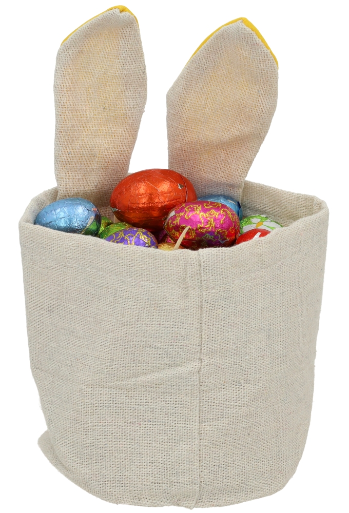 Kadozakjes Katoen Bunny Geel 11x10x10cm 5stuks