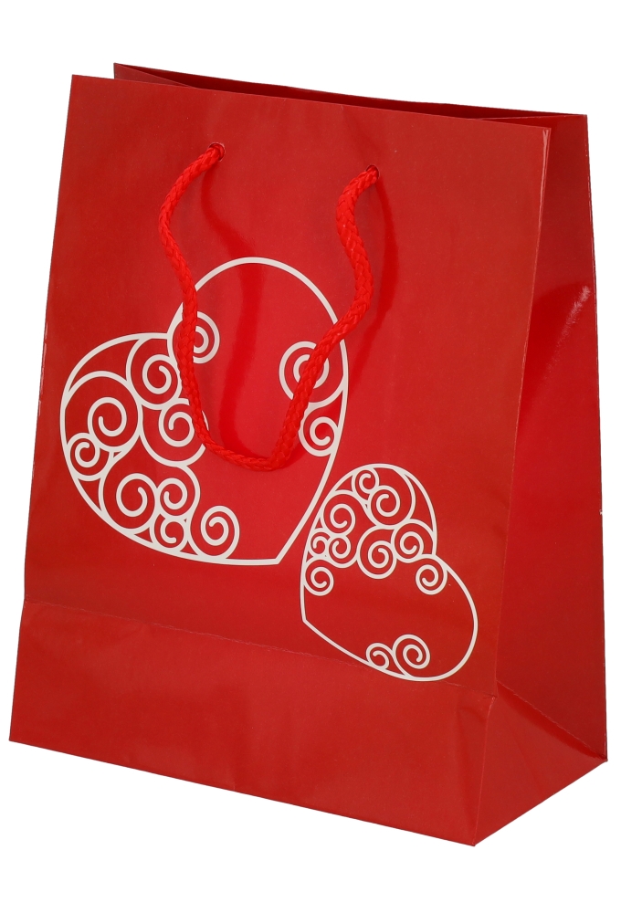 Kadotasjes Liefde Medium Love You al my Heart 18x10x23cm 12stuks