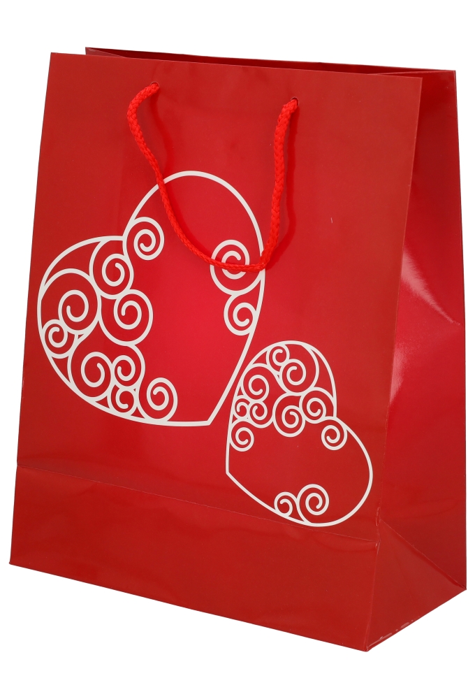 Kadotasjes Liefde Groot Love You al my Heart 26.5x13.5x32.5cm 12stuks