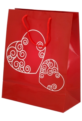 Kadotasjes Liefde Groot Love You al my Heart 26.5x13.5x32.5cm 12stuks